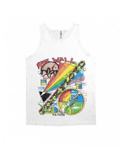 Pink Floyd Unisex Tank Top | The Wall U.S. Tour Sketch Distressed Shirt $10.48 Shirts