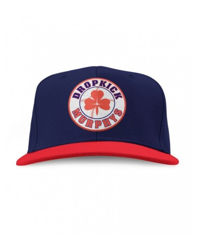 Dropkick Murphys Shamrock Patch Snapback (Navy/Red) $15.68 Hats