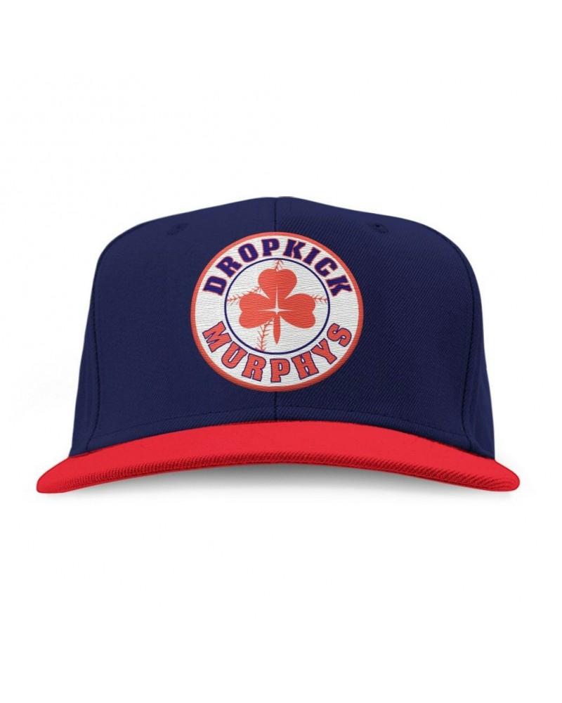 Dropkick Murphys Shamrock Patch Snapback (Navy/Red) $15.68 Hats