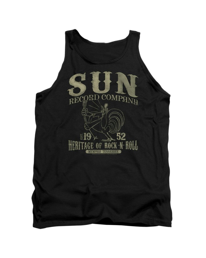 Sun Records Tank Top | ROCKABILLY BIRD Sleeveless Shirt $6.84 Shirts