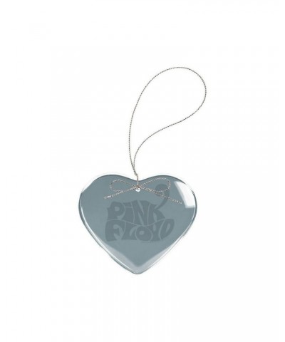 Pink Floyd Cheetah Logo Heart Laser-Etched Glass Ornament $6.30 Decor