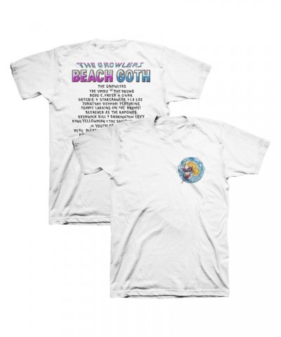 The Growlers 2018 Beach Goth T-Shirt - White $9.20 Shirts