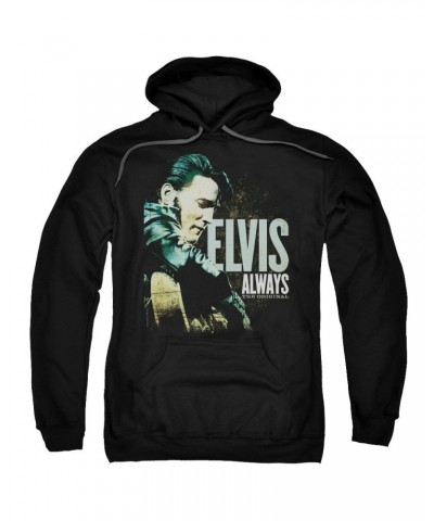 Elvis Presley Hoodie | ALWAYS THE ORIGINAL Pull-Over Sweatshirt $10.88 Sweatshirts