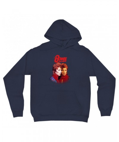 David Bowie Hoodie | Bowie New York City Hoodie $15.58 Sweatshirts