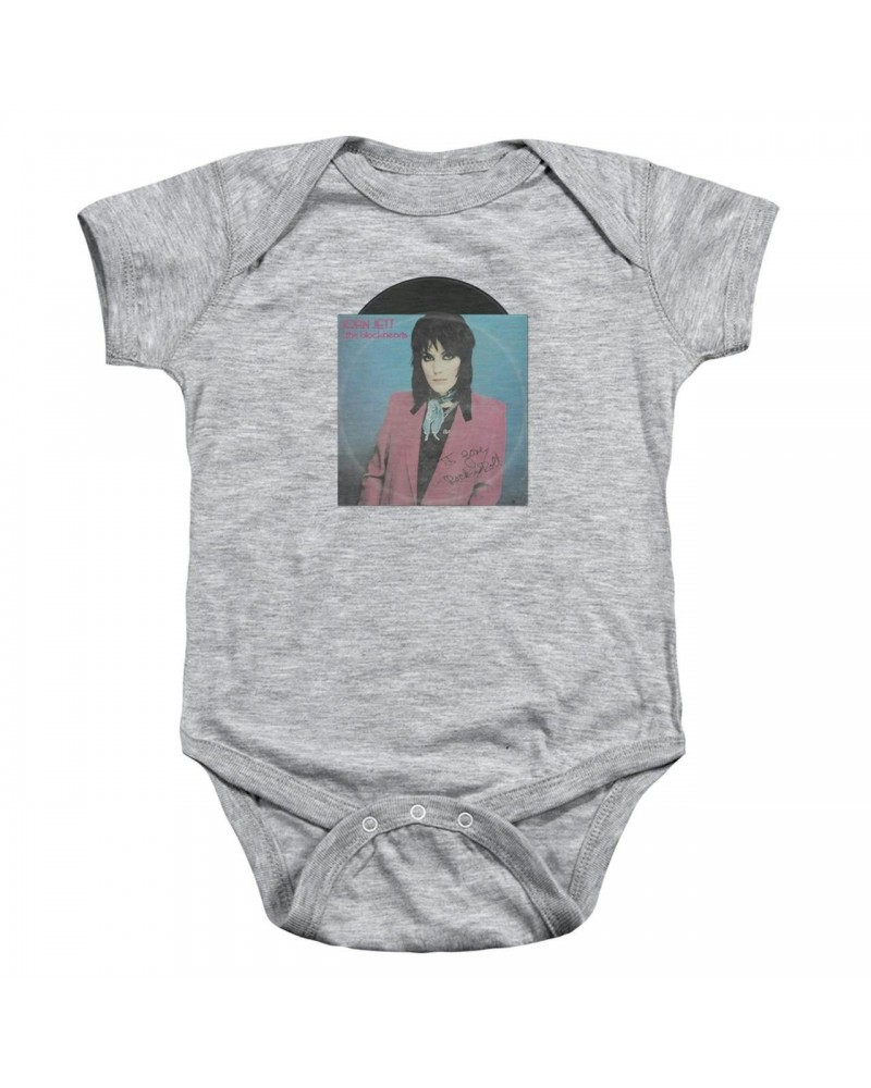 Joan Jett & the Blackhearts Baby Onesie | ROCK N ROLL 45 Infant Snapsuit $7.56 Kids