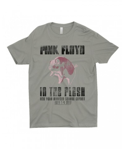 Pink Floyd T-Shirt | In The Flesh 1977 NYC Madison Square Garden Concert Shirt $10.23 Shirts