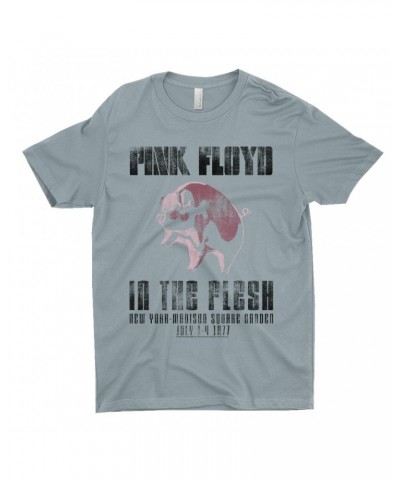 Pink Floyd T-Shirt | In The Flesh 1977 NYC Madison Square Garden Concert Shirt $10.23 Shirts