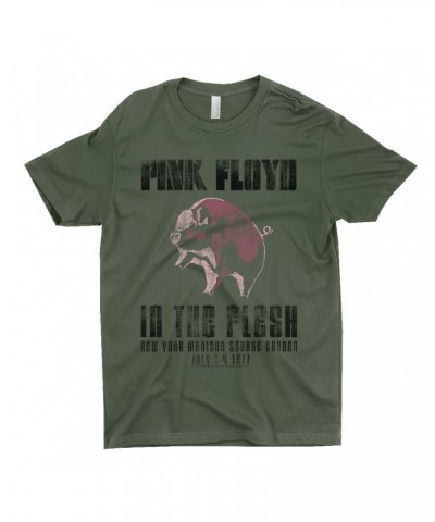 Pink Floyd T-Shirt | In The Flesh 1977 NYC Madison Square Garden Concert Shirt $10.23 Shirts