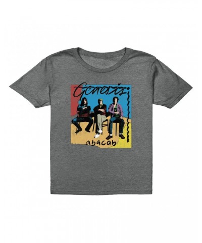 Genesis Kids T-Shirt | Abacab Album Retro Image Distressed Kids T-Shirt $10.98 Kids