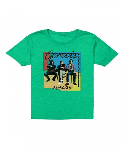 Genesis Kids T-Shirt | Abacab Album Retro Image Distressed Kids T-Shirt $10.98 Kids