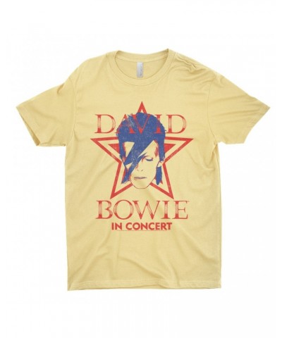 David Bowie T-Shirt | Aladdin Sane Star Power Shirt $10.48 Shirts