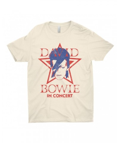 David Bowie T-Shirt | Aladdin Sane Star Power Shirt $10.48 Shirts