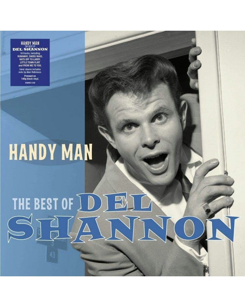 Del Shannon Handy Man: The Best Of Black Vinyl Record $10.44 Vinyl