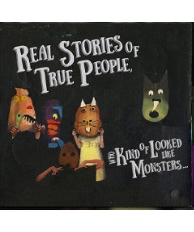 Oso Oso REAL STORIES OF TRUE PEOPLE WHO KIND OF LOOKED LIKE MONSTERS (HALF BLACK/HALF PURPLE VINYL) Vinyl Record $10.00 Vinyl