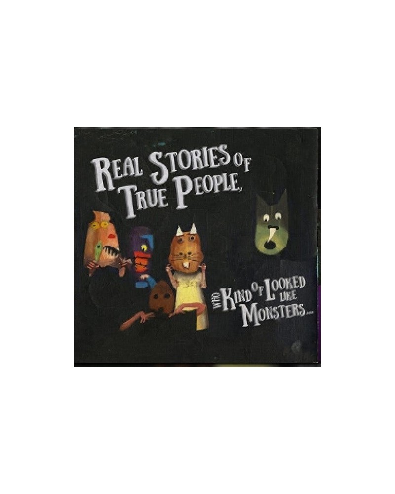 Oso Oso REAL STORIES OF TRUE PEOPLE WHO KIND OF LOOKED LIKE MONSTERS (HALF BLACK/HALF PURPLE VINYL) Vinyl Record $10.00 Vinyl