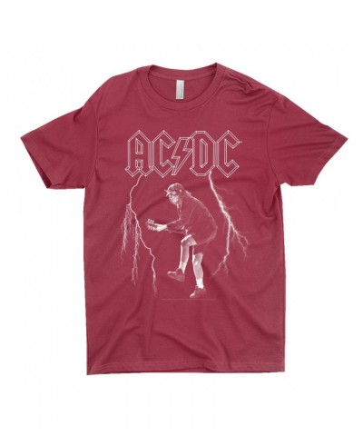 AC/DC T-Shirt | Angus Young Lighting On Stage Design Shirt $11.73 Shirts