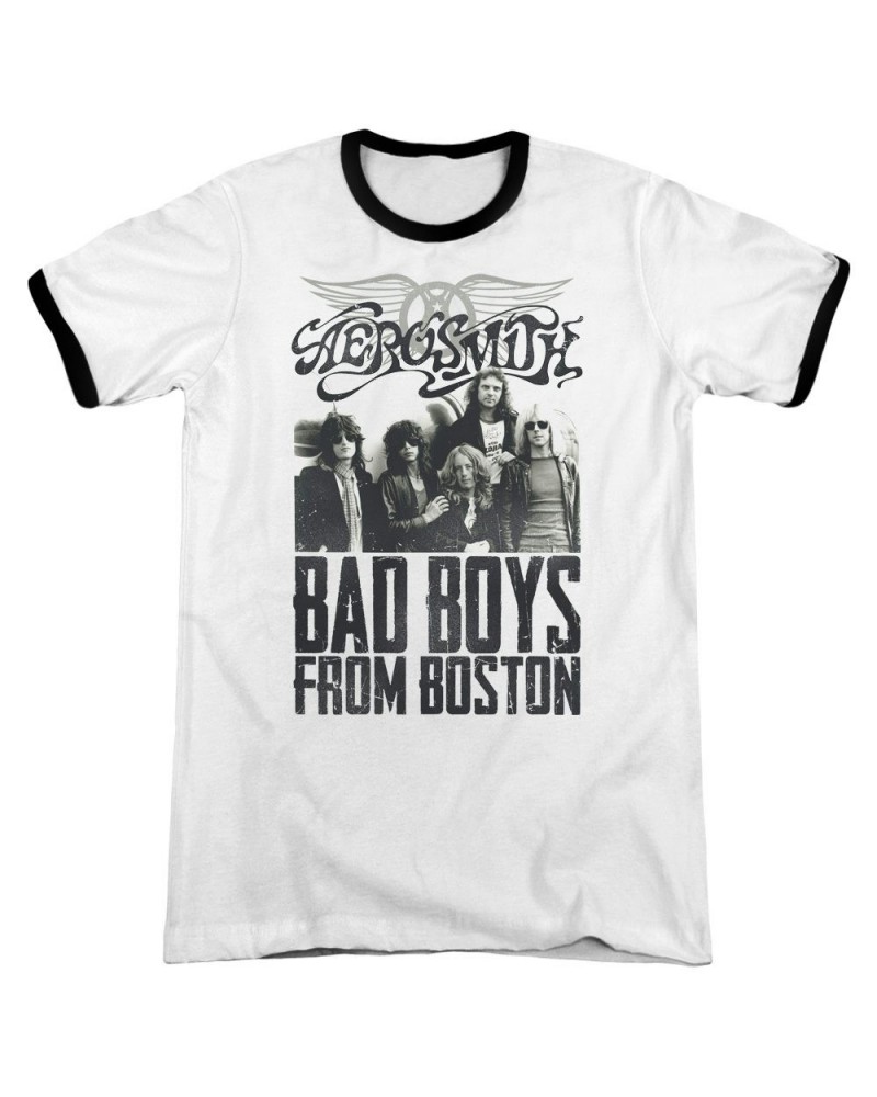 Aerosmith Shirt | BAD BOYS Premium Ringer Tee $8.74 Shirts