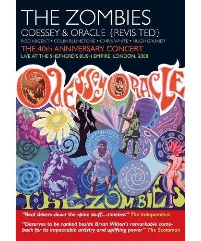 The Zombies ODESSEY & ORACLE: 40TH ANNIVERSARY CONCERT DVD $7.00 Videos