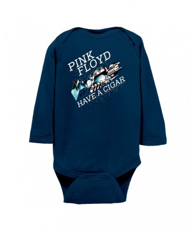 Pink Floyd Long Sleeve Bodysuit | Have A Cigar Color Album Art Design Bodysuit $10.38 Shirts