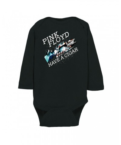 Pink Floyd Long Sleeve Bodysuit | Have A Cigar Color Album Art Design Bodysuit $10.38 Shirts