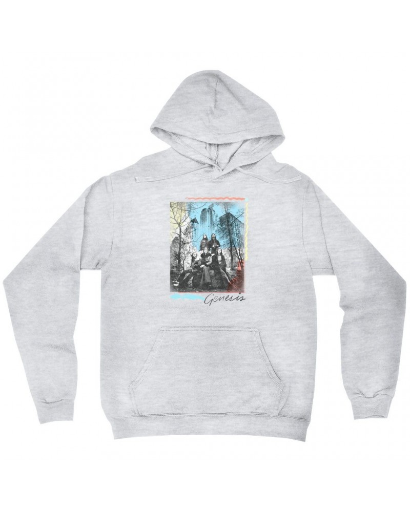 Genesis Hoodie | Colorful Watercolor Band Photo In NYC Hoodie $19.18 Sweatshirts