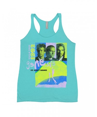 Genesis Ladies' Tank Top | Neon We Can't Dance World Tour 1992 Shirt $8.97 Shirts