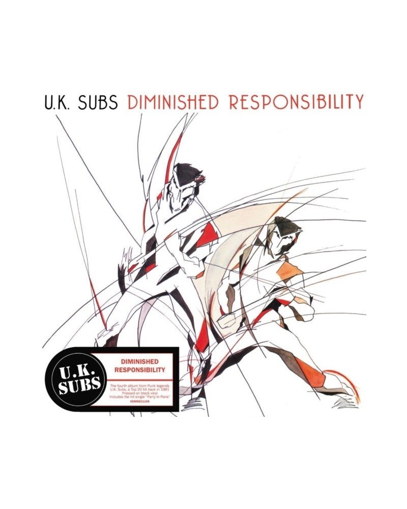 U.K. Subs LP Vinyl Record - Diminished Responsibility $15.77 Vinyl