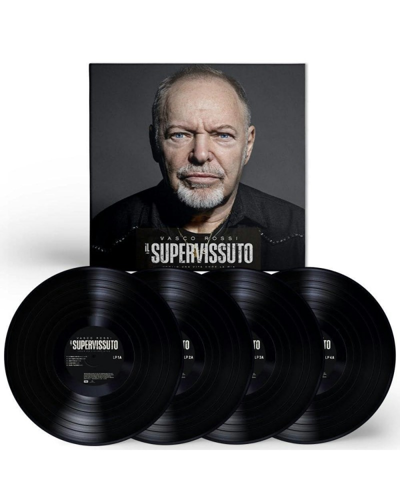 Vasco Rossi Il Supervissuto (4LP) Vinyl Record $25.74 Vinyl