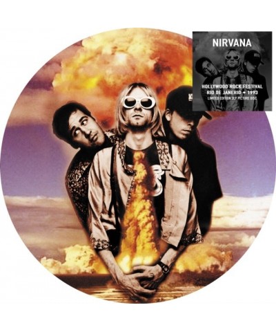 Nirvana LP Vinyl Record Live Hollywood Rock Festival Rio 19 93 (Picture Disc) $16.13 Vinyl