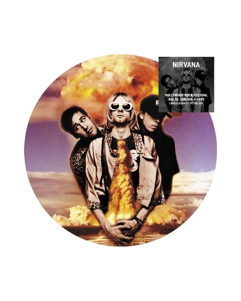 Nirvana LP Vinyl Record Live Hollywood Rock Festival Rio 19 93 (Picture Disc) $16.13 Vinyl