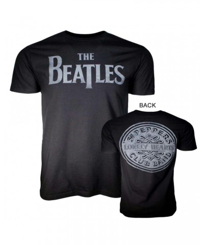 The Beatles T Shirt | Beatles Lonely Hearts Black T-Shirt $7.58 Shirts