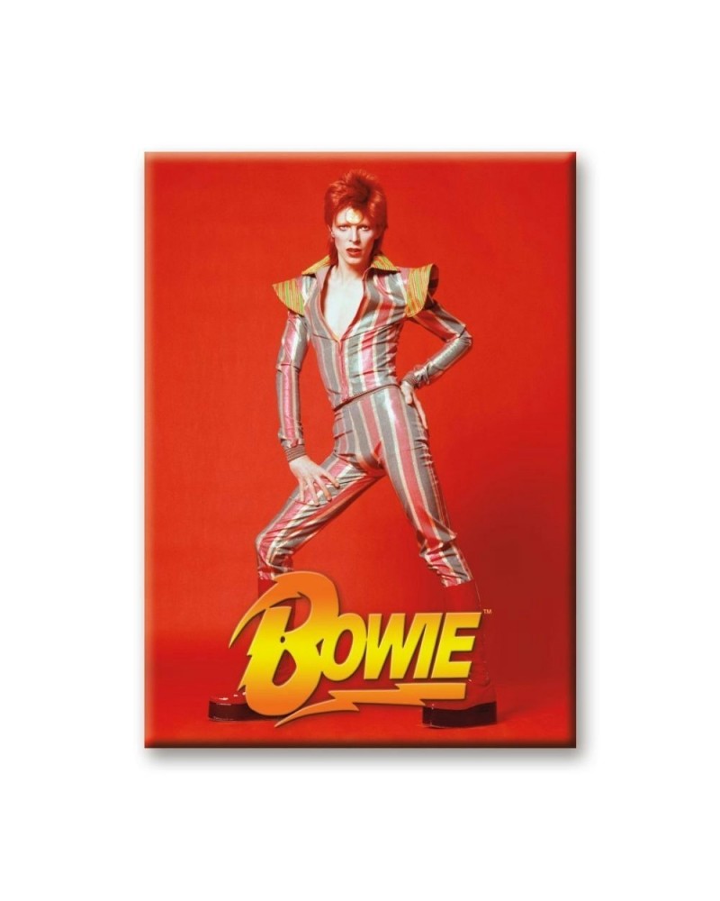 David Bowie Red Pose 2.5" x 3.5 " Flat Magnet $2.30 Decor