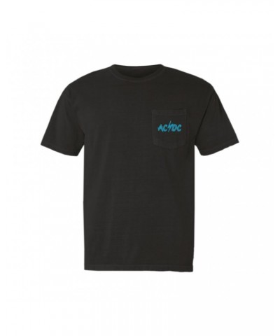 AC/DC T-Shirt | Electric Logo Pocket T-shirt $9.28 Shirts