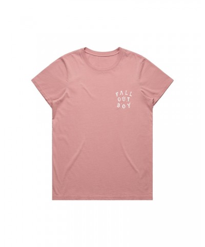 Fall Out Boy Rose Femme Fit Tee (Pink) $3.57 Shirts