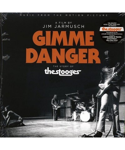 The Stooges LP - Gimme Danger: Music From The Motion Picture (ltd. ed.) (clear vinyl) $13.62 Vinyl