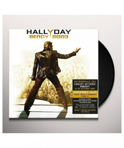 Johnny Hallyday BERCY 2003 Vinyl Record $22.68 Vinyl