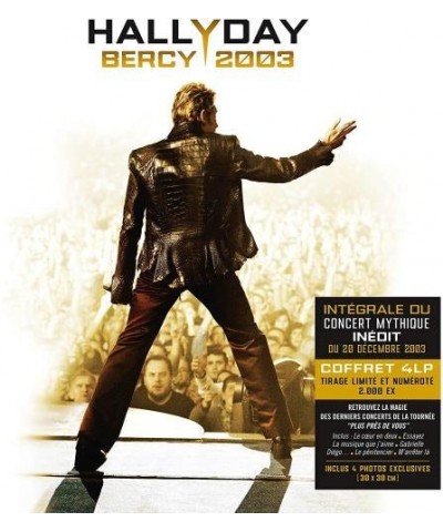 Johnny Hallyday BERCY 2003 Vinyl Record $22.68 Vinyl