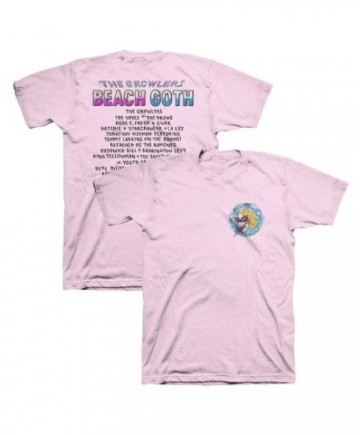 The Growlers 2018 Beach Goth T-Shirt - Pale Pink $9.00 Shirts