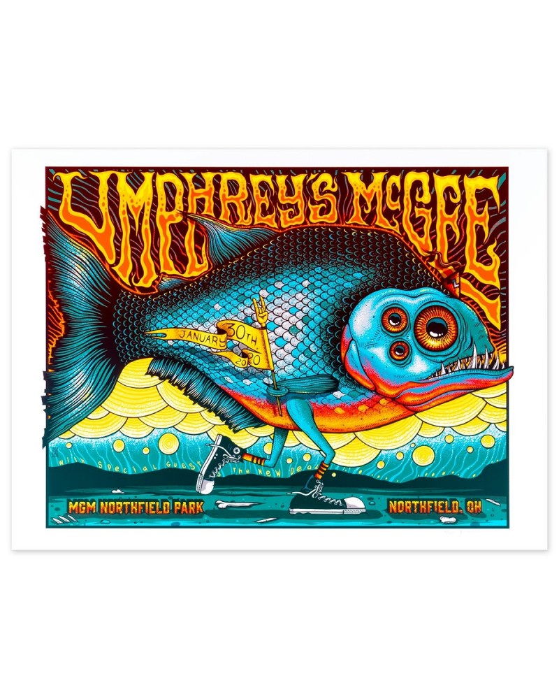 Umphrey's McGee Jim Mazza Northfield Park Poster $9.00 Decor