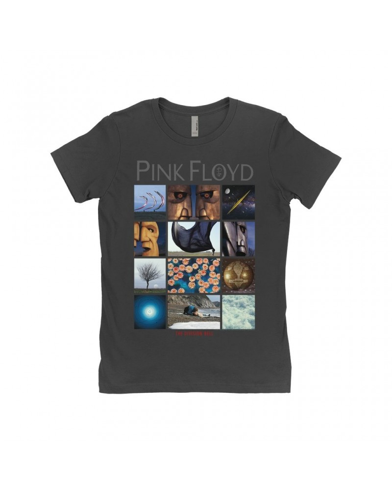 Pink Floyd Ladies' Boyfriend T-Shirt | Division Bell Photo Collage Shirt $11.98 Shirts