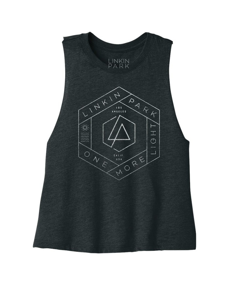 Linkin Park OML Hex Stamp Crop Tank $12.60 Shirts