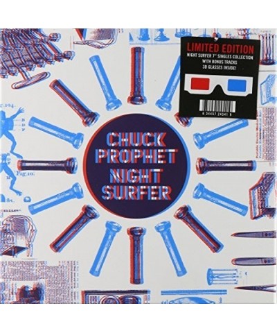 Chuck Prophet 3D NIGHT SURFER Vinyl Record $20.50 Vinyl