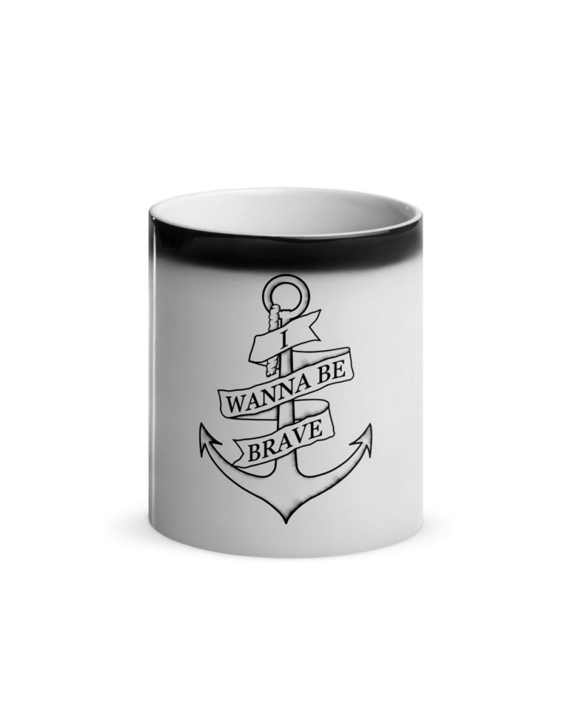 John Wiebe I Wanna Be Brave Magic Mug $7.63 Drinkware