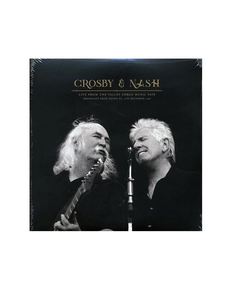 David Crosby Graham Nash LP - Live From The Valley Forge Music Fair: Broadcast From Devon PA 4th December 1986 (2xLP) (Vinyl)...