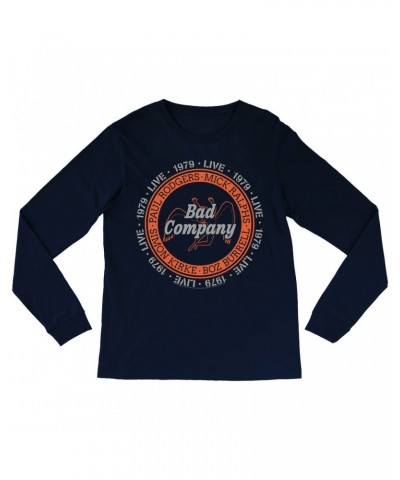 Bad Company Long Sleeve Shirt | Live In Concert 1979 Shirt $14.98 Shirts