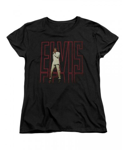 Elvis Presley Women's Shirt | ELVIS 68 ALBUM Ladies Tee $6.30 Shirts