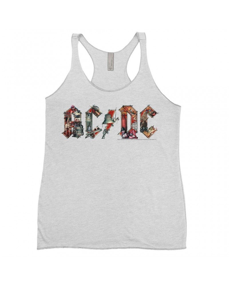 AC/DC Ladies' Tank Top | Industrial Logo Shirt $9.26 Shirts