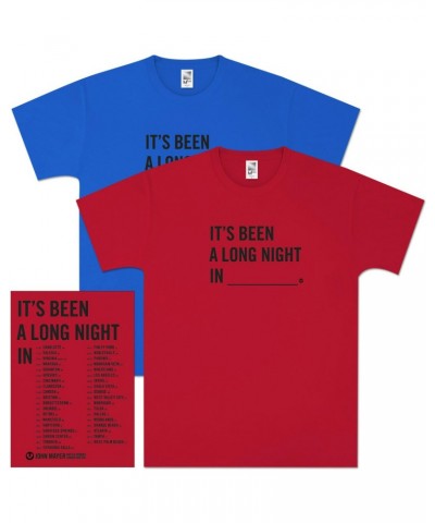 John Mayer "It's Been A Long Night In..." Tour Shirt $14.10 Shirts