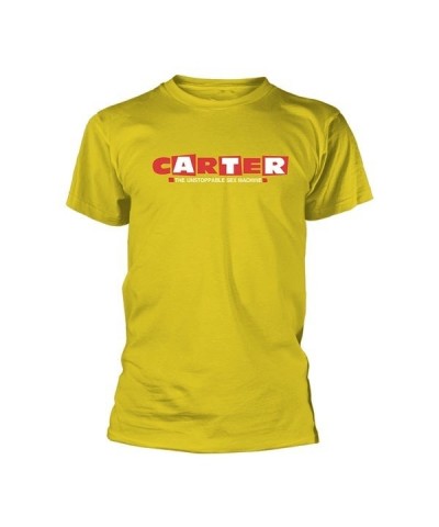 Carter The Unstoppable Sex Machine T-Shirt - Carter Usm Logo (Yellow) $10.75 Shirts