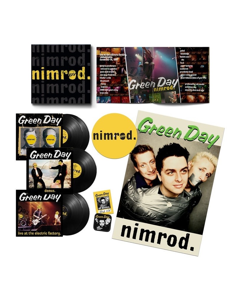 Green Day Nimrod Vinyl Record $71.25 Vinyl